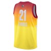 NBA Mænd Trøje All-Star 2023 Team 2 Joel Embiid 21 Nike Orange Swingman
